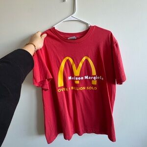 Maison Margiela Red Graphic T-Shirt
